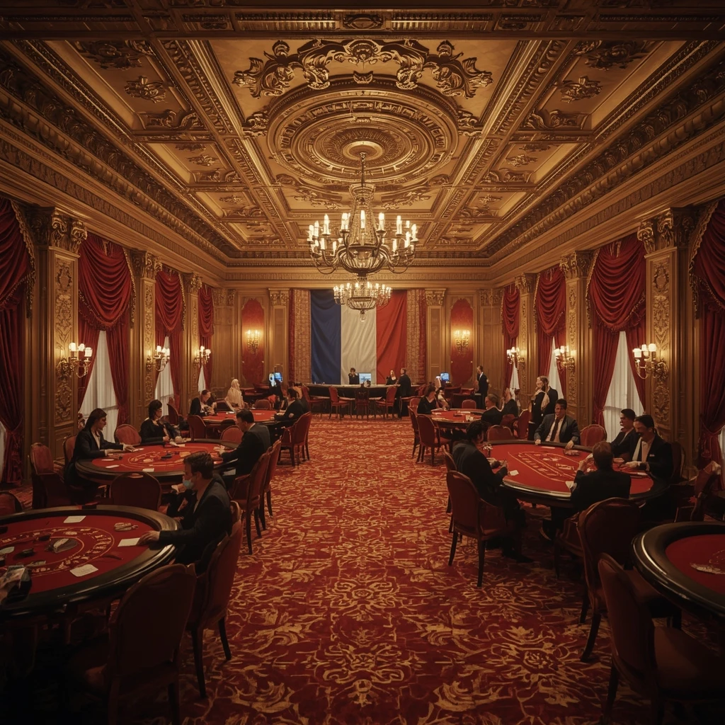 Le casino et le drapeau français Greenluck Casino